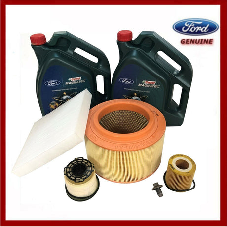 Genuine Ford Ranger 2.2 & 3.2 TDCI Full Service Kit Inc Castrol Engine Oil 