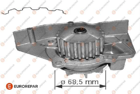 Peugeot 605 406 306 806 Citroen Xantia Xsara & Fiat Ulysse Eurorepar Water Pump