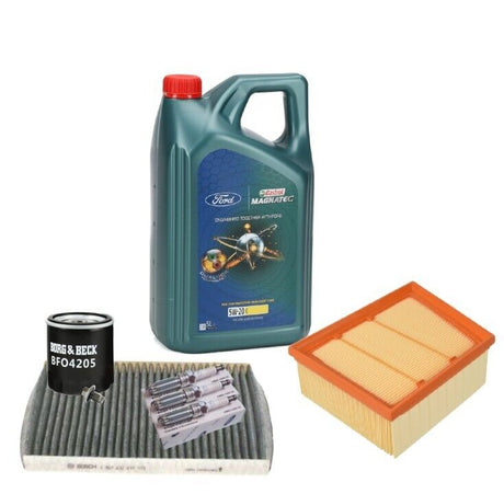 Ford Fiesta Mk8 1.1L Full Service Kit inc 5L Genuine Castrol Oil