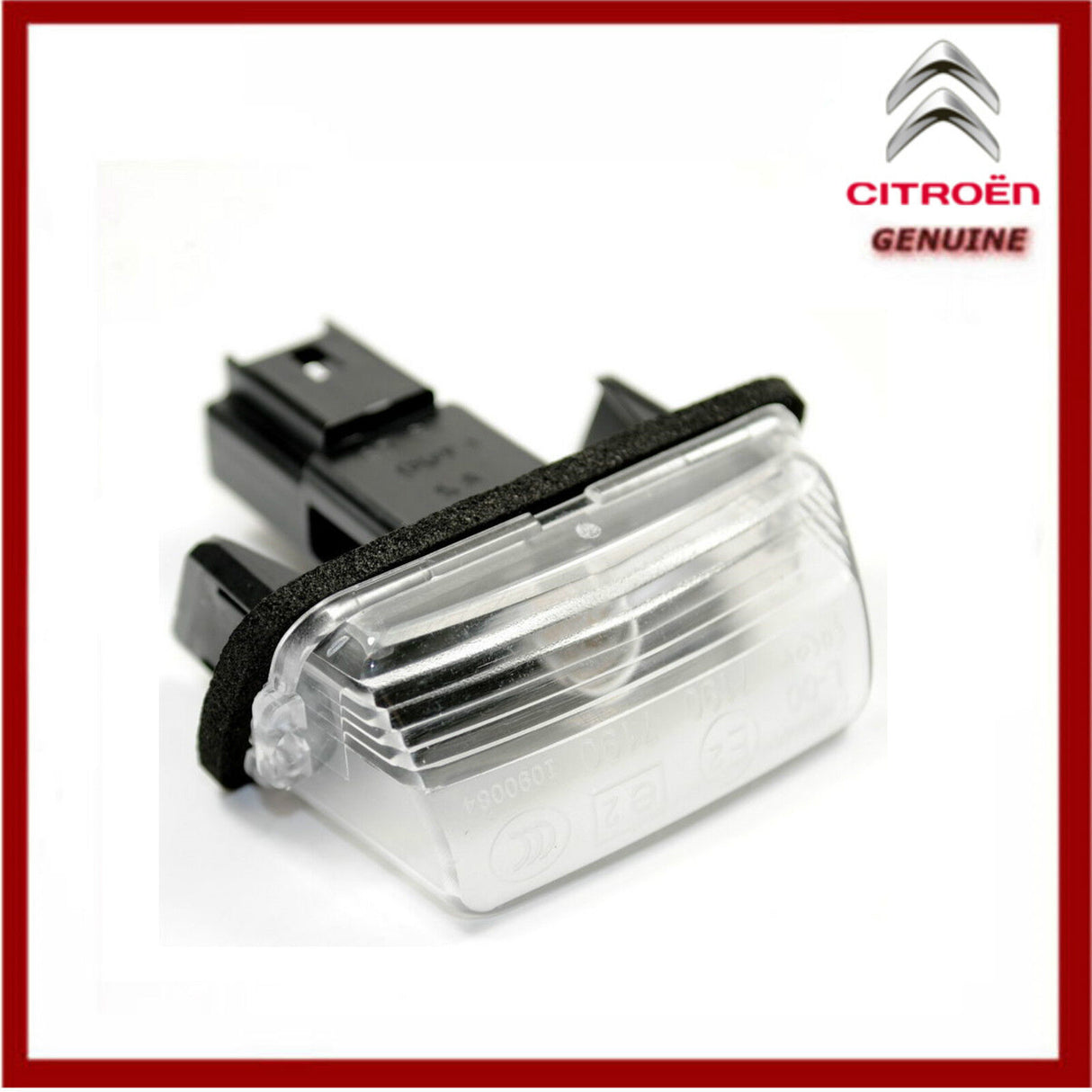 Genuine Citroen C3 C4 Picasso Saxo Berlingo Number Plate Light / Lamp. 6340A3.