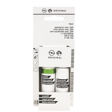 Genuine Vauxhall Touch Up Pen FRESH GREEN LIME (340X) 95599673 New!