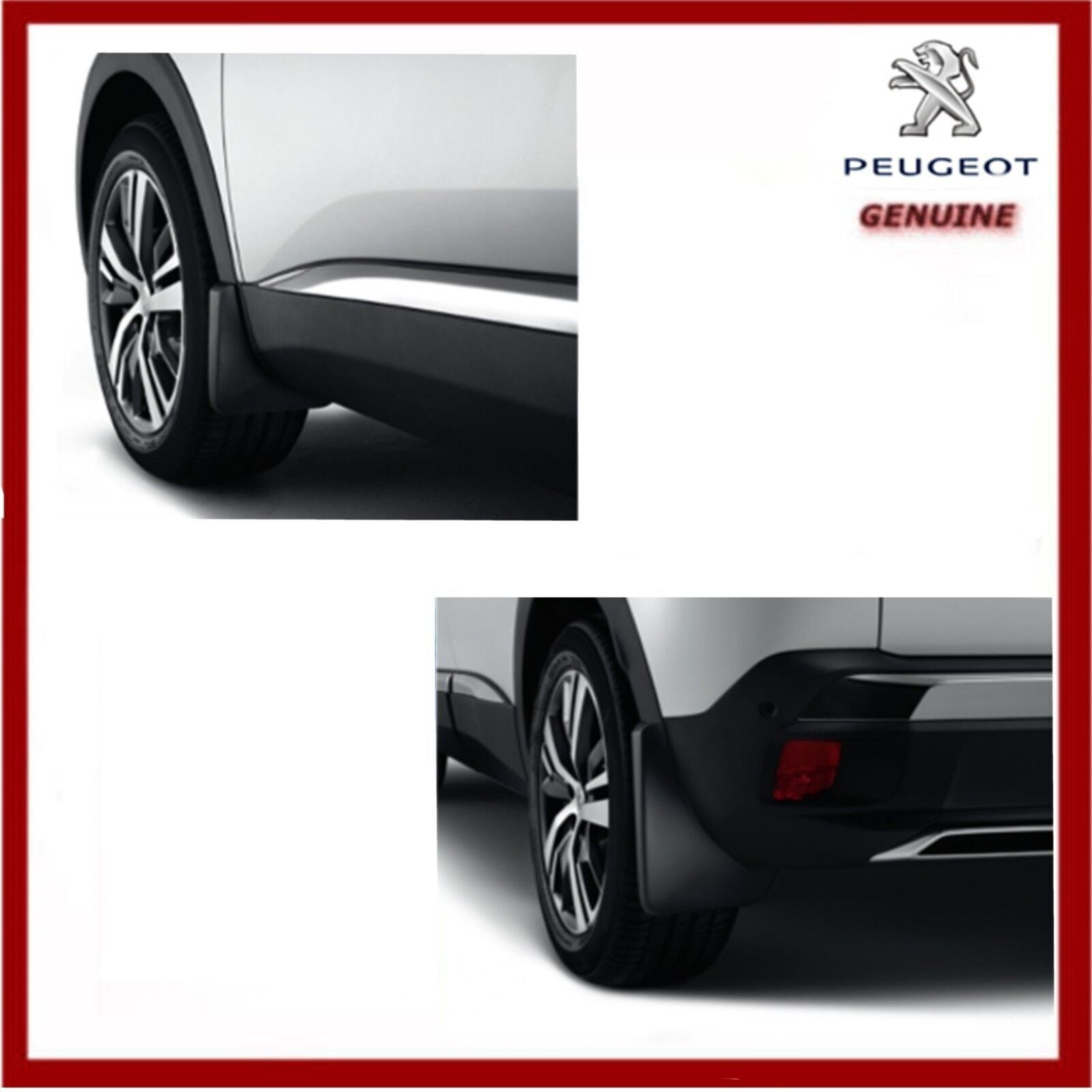 Genuine Peugeot 3008 SUV GT Line 2017 Onwards Front & Rear Mud