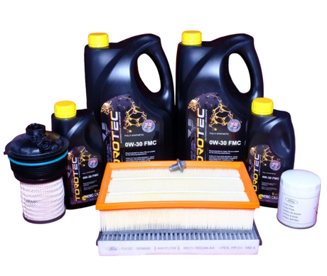 Genuine Ford Transit 2014  2.0L Ecoblue Full Service Kit Inc OEM 0W30 Oil