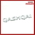 Genuine Nissan Rear Boot 'Qashqai' Chrome Badge / Emblem. New. 90892JD000