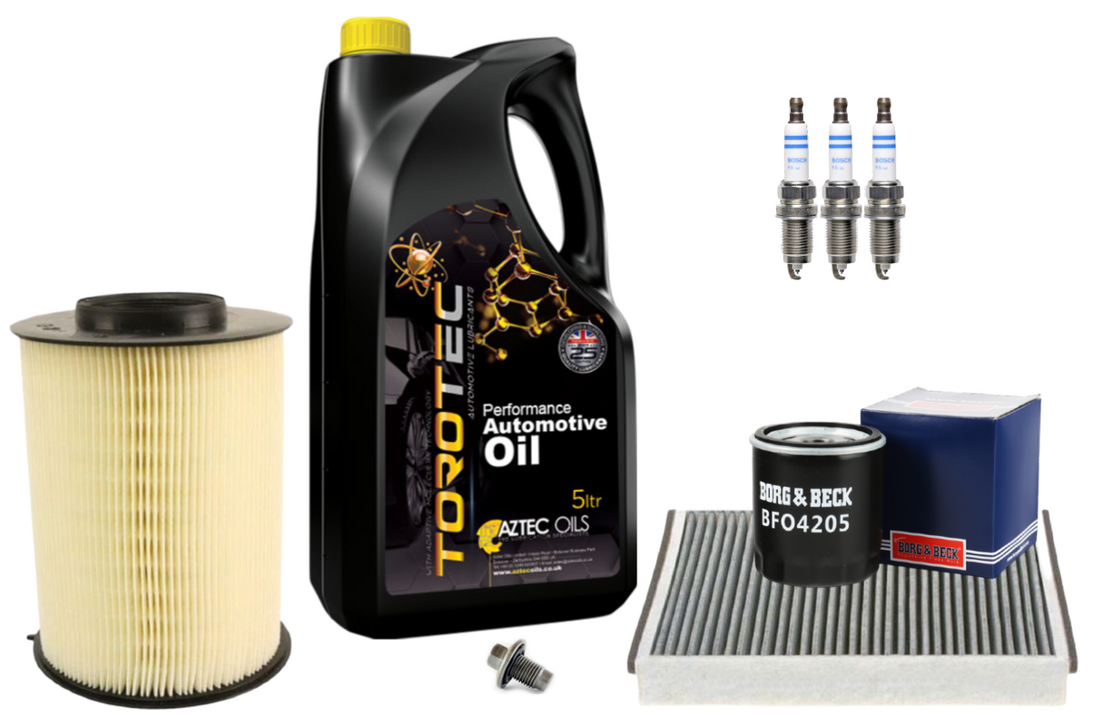 Ford Focus MK3 1.0L EcoBoost Full Service Kit inc Aztec Oil 2342420