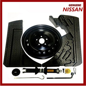 Genuine Nissan Qashqai J11 Space Saver Spare Wheel, Fixing Kit & Foam Spacers 