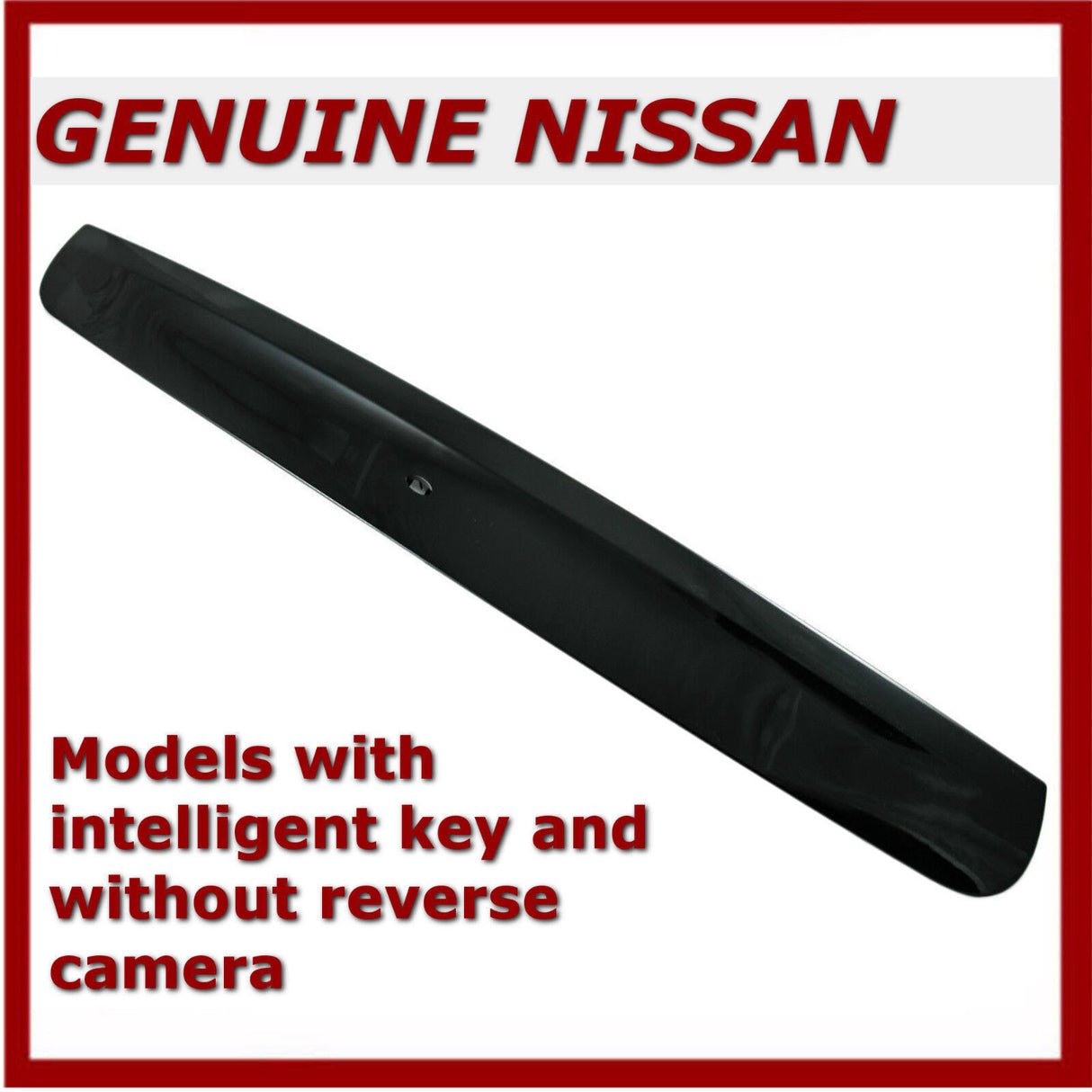 Genuine Nissan Qashqai J10 JJ10 With IKEY Without Camera Tailgate / Boot Handle