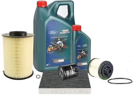 Ford Focus 2.0 TDCI Full Service Kit inc Genuine Castrol 0w30 Engine Oil