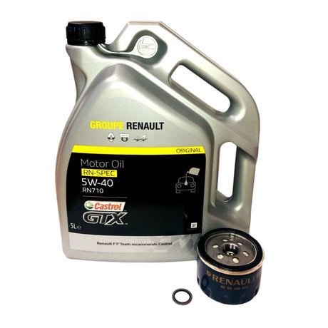 Genuine Renault Clio MK4 5Ltr Oil, Sump Washer & Oil Filter New!