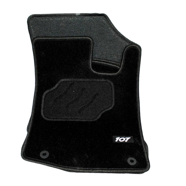 Genuine Peugeot 107 Carpet Floor Mats, Front & Rear. 9663K5. New! 
