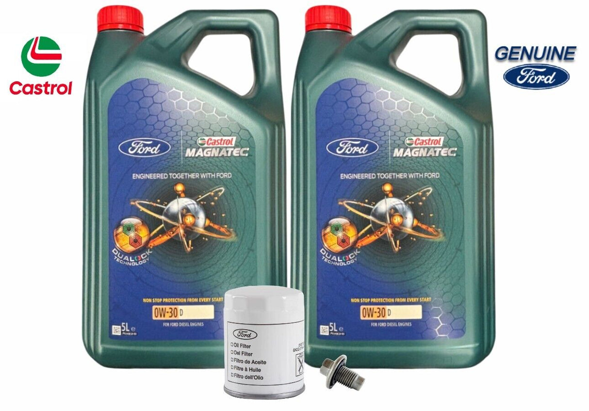 Genuine Ford Transit Custom 2016> 2.0L Ecoblue 0w30 Oil Service Kit