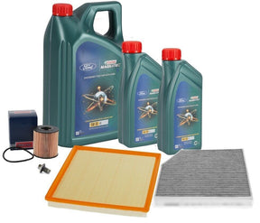Ford Transit 2.2 TDCI Service Kit Inc Genuine Castrol 5w30 Engine Oil