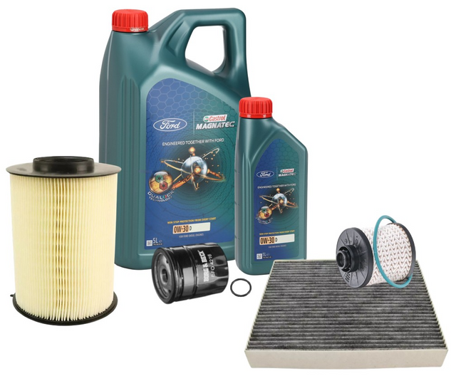 Ford Galaxy & S-Max 2.0 TDCI Full Service Kit inc Genuine Castrol 0w30 Oil