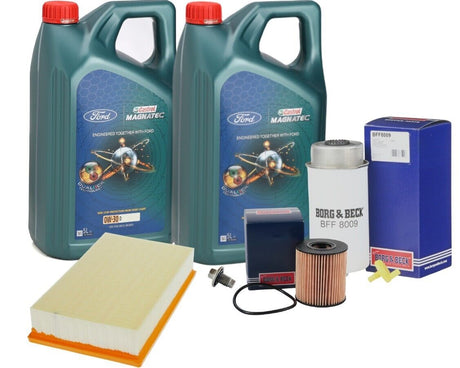 FORD TRANSIT MK7 2007-2012 SERVICE KIT 2.4 DIESEL TDCI INC CASTROL 10L 5W30 OIL