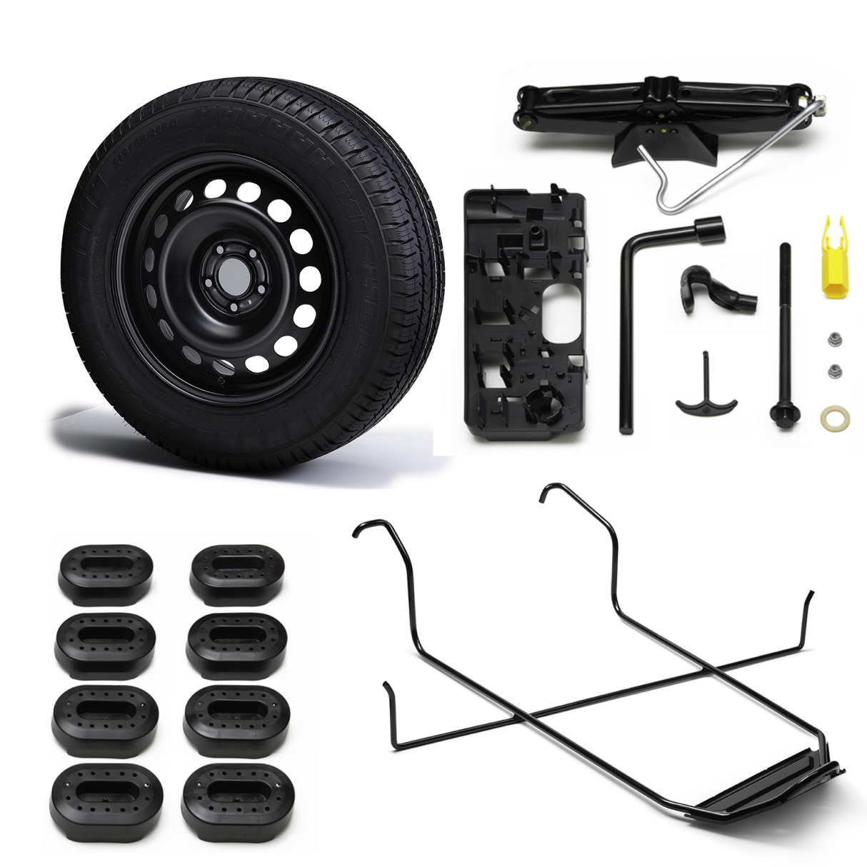 Genuine Vauxhall Combo Life XL 16” Spare Wheel, Tool Kit and Mounting Basket 