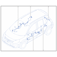 Genuine Renault Scenic II / Grand Scenic II Drivers Door Wiring Harness New