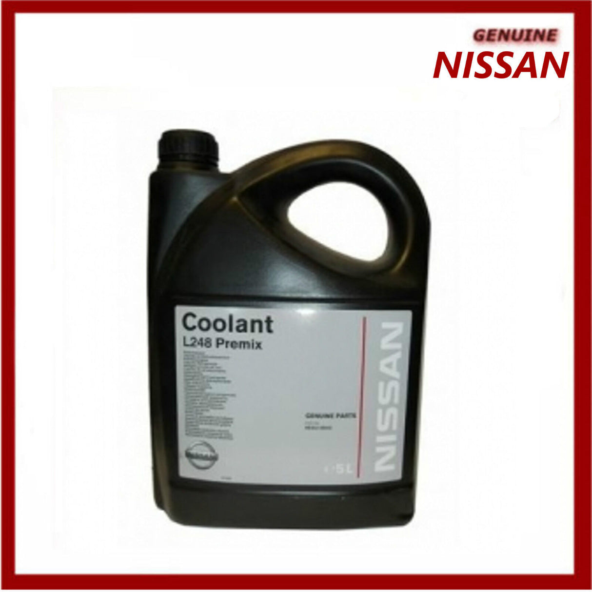 Genuine Nissan L248 Premix Engine 5L Coolant/Antifreeze KE90299945. New