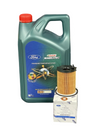 Genuine Ford Fiesta Focus Mondeo B & C Max Ka etc 1.5L TDCi Oil Filter & 5L Oil