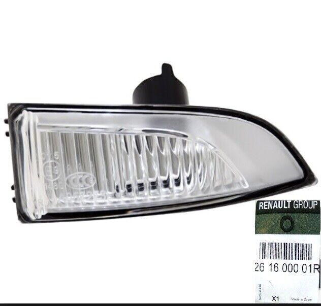 Genuine Renault Laguna Mk3 & Scenic Mk3 RH Mirror Indicator Lamp 261600001R New