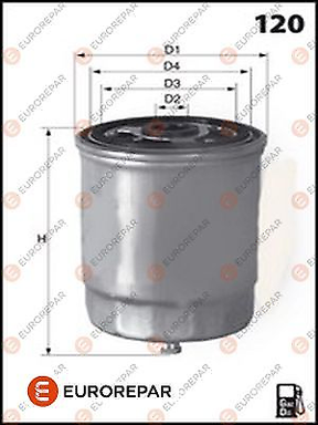 Peugeot Boxer Citroen Relay & Fiat Ducato Eurorepar Fuel Filter