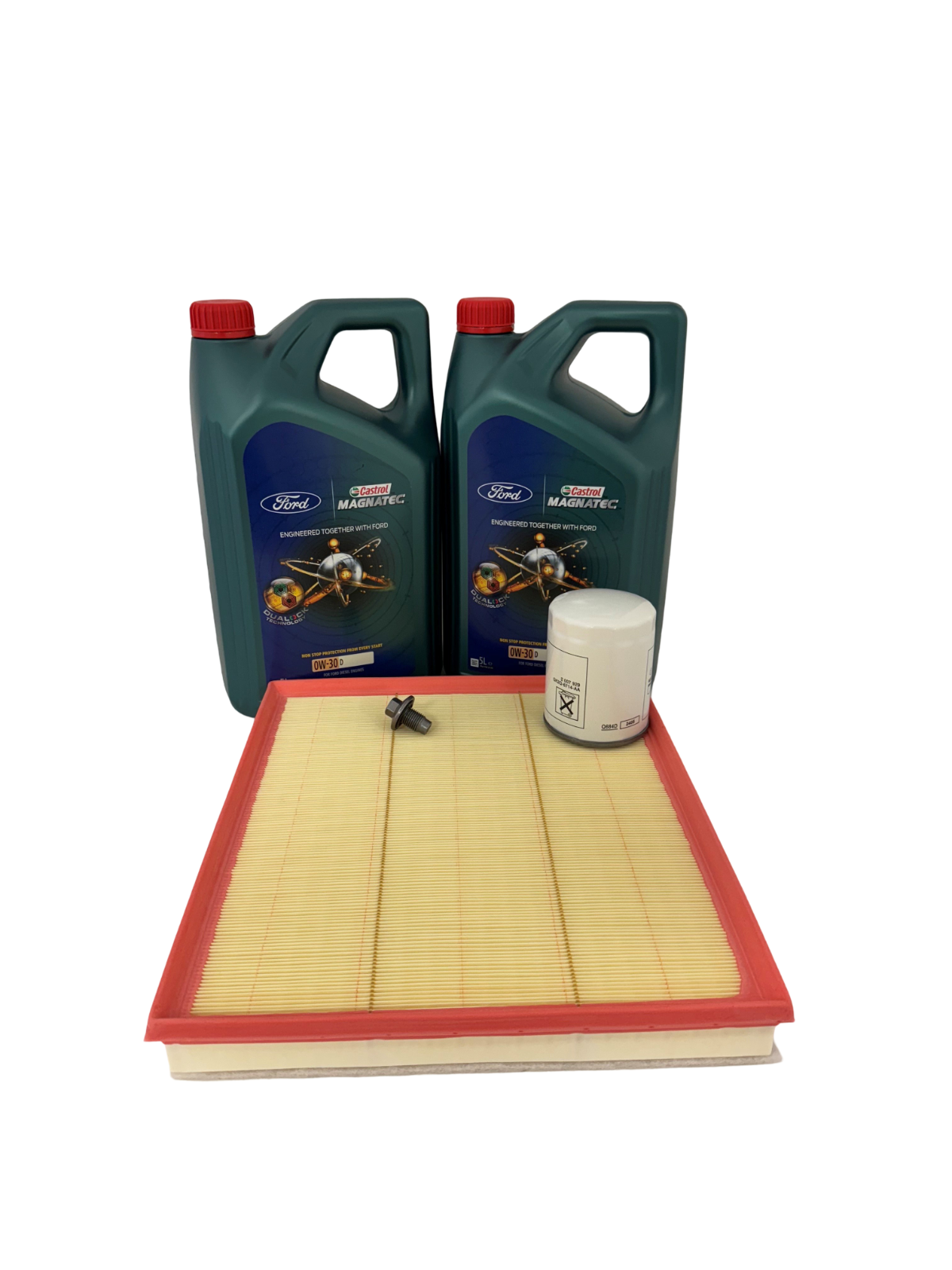 Genuine Ford Transit & Custom 2.0 EcoBlue FWD Service Kit inc Castrol Oil