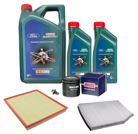 Fits: Ford Transit Custom 2.2 TDCI Service Kit Inc Genuine Castrol Engine Oil