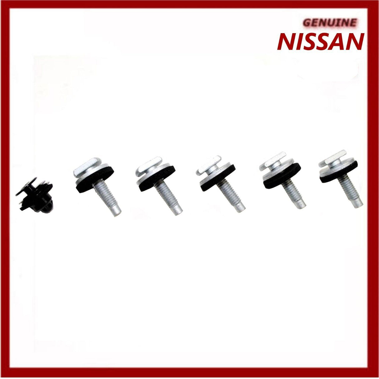 Genuine Nissan Qashqai J10 Tailgate Handle Fixing Kit Bolts & Clip