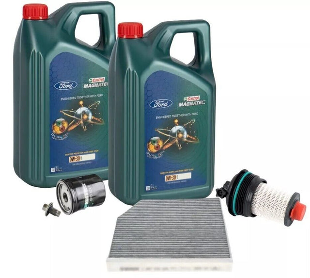 Ford Transit FWD & Custom 2.0 Ecoblue Service Kit inc Genuine Castrol 0W-30 Oil