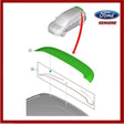 Genuine Ford Kuga MK2 Rear Spoiler With Fitting Kit 1872142 & 1837245