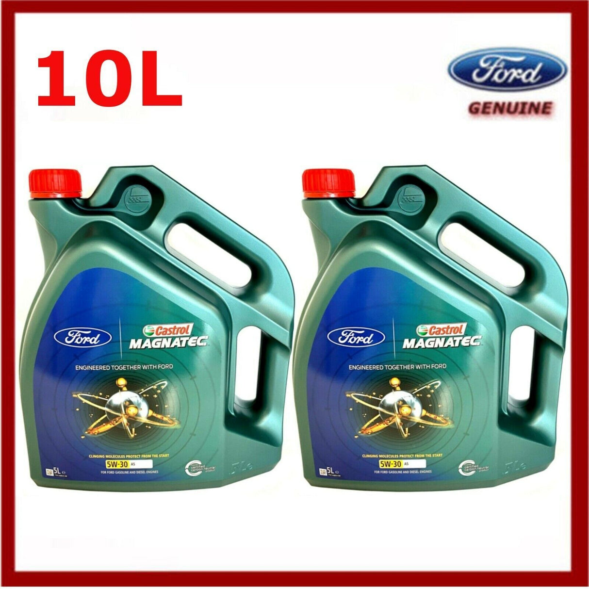 Genuine Ford Fully Synthetic 5W30 Engine Oil 10 litres Castrol Magnatec New!