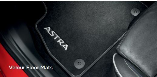 Genuine Vauxhall Astra 2016-Onwards Velour Floor Mats 39026456