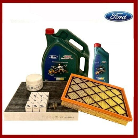 Genuine Ford Focus MK4 2018- 1.5L Full Service Kit inc 5w20 Castrol Oil