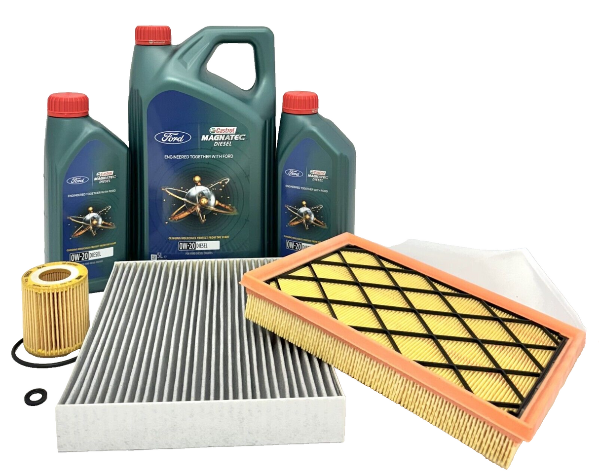 Genuine Ford Focus 1.5 Duratorq TDCi Service Kit inc Castrol Oil