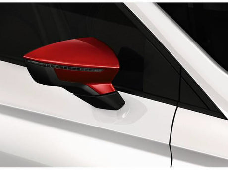 Genuine Seat Ibiza & Leon 2017-2021 Exterior Mirror Covers, Desire Red
