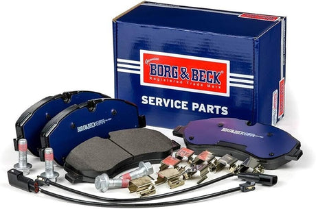Fits: Ford Transit/Transit Custom 2012 Onwards Front Brake Pads Borg & Beck