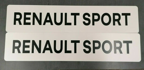 Genuine Renault Sport Show Plates Set. New! 7711780530