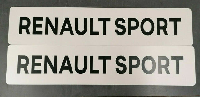 Genuine Renault Sport Show Plates Set. New! 7711780530