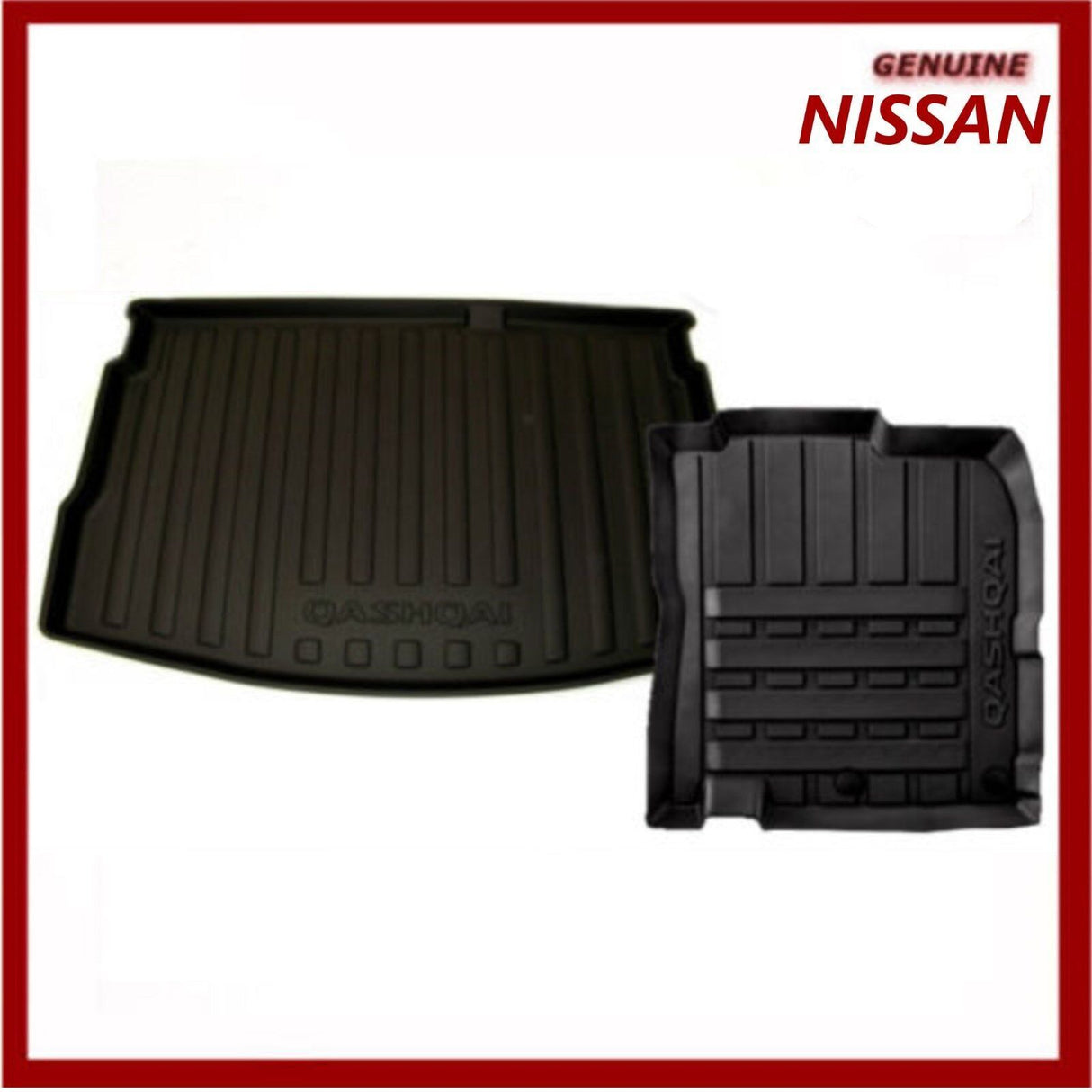 Genuine Nissan Qashqai J11 & JJB 2014 Onwards Boot Liner & Rubber Mats Pack