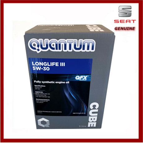 Quantum Longlife 3 5W-30 Fully Synthetic Engine Oil 2x 5 Litre Bottles 10 Litres