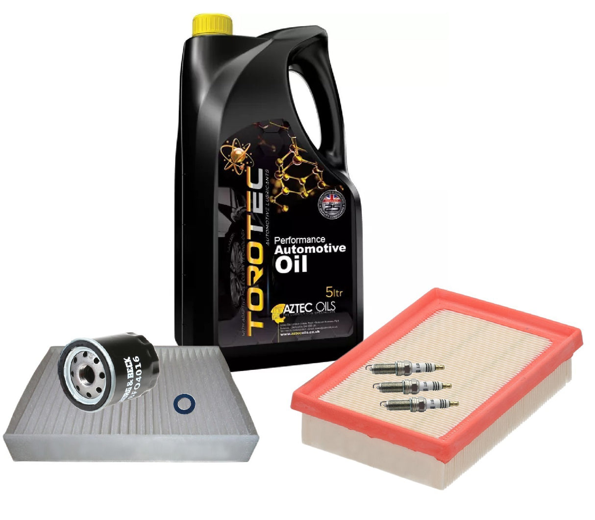 Fits: Peugeot 108 Full Service kit Inc Aztec Engine Oil 2014-2022