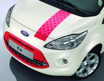 Genuine Decor Stripes for bonnet, roof and tailgate, Sunrise (red) - 1570444