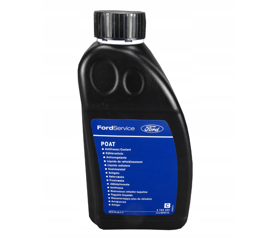 Genuine Ford Premium Anti-Freeze Coolant 1Ltr. New. 1931957 / 2361569 / 2733434