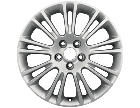 Genuine Alloy Wheel 17" 5-spoke design, 'luster nickle' finish - 2237593