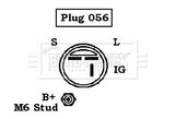Borg & Beck - ALTERNATOR - BBA2012 - Fits: Isuzu Trooper, GM Monterey