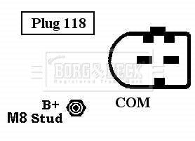 Borg & Beck - ALTERNATOR - BBA2046 - Fits: BMW 1, 3 Series, X3, Z4