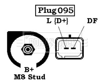 Borg & Beck - ALTERNATOR - BBA2073 - Fits: Fiat Scudo, PSA Dispatch, 206