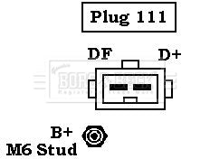 Borg & Beck - ALTERNATOR - BBA2134 - Fits: Ford Fiesta, Focus, Puma