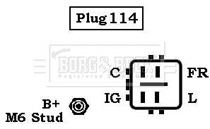 Borg & Beck - ALTERNATOR - BBA2140 - Fits: Honda Civic, Jazz