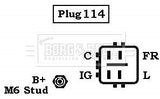 Borg & Beck - ALTERNATOR - BBA2140 - Fits: Honda Civic, Jazz