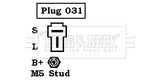 Borg & Beck - ALTERNATOR - BBA2151 - Fits: Nissan Micra, Sunny